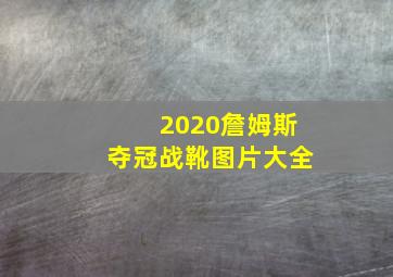 2020詹姆斯夺冠战靴图片大全