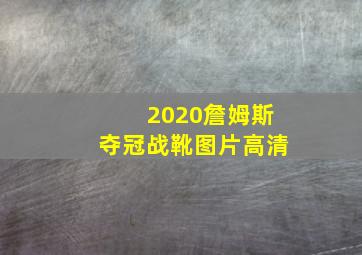 2020詹姆斯夺冠战靴图片高清