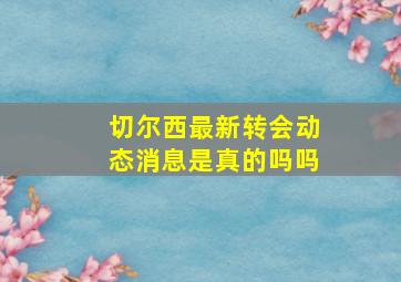 切尔西最新转会动态消息是真的吗吗