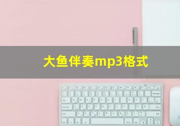 大鱼伴奏mp3格式