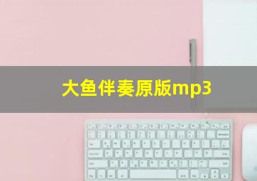 大鱼伴奏原版mp3