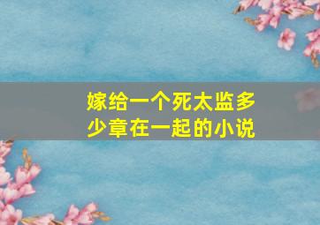 嫁给一个死太监多少章在一起的小说