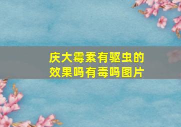 庆大霉素有驱虫的效果吗有毒吗图片