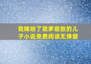 我嫁给了我爹宿敌的儿子小说免费阅读无弹窗