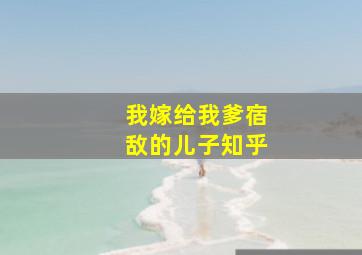 我嫁给我爹宿敌的儿子知乎