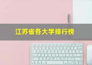 江苏省各大学排行榜