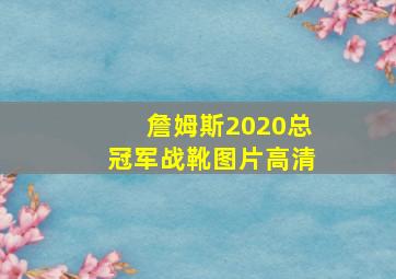 詹姆斯2020总冠军战靴图片高清