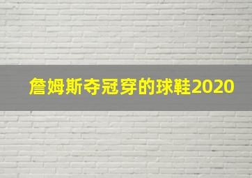 詹姆斯夺冠穿的球鞋2020