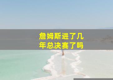 詹姆斯进了几年总决赛了吗