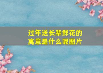 过年送长辈鲜花的寓意是什么呢图片