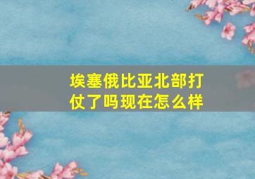 埃塞俄比亚北部打仗了吗现在怎么样